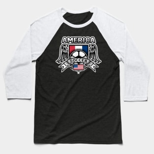 America Soccer Futbol Baseball T-Shirt